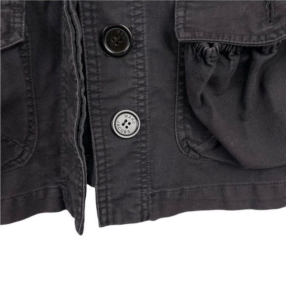 Marc Jacobs Charcoal Gray Utility‎ Field Cargo Jacket Size 4 - Picture 4 of 9